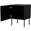 Cama Meble Cama Bedside table 2 pcs PALAZZO BIS 45x39xH59 mat juodas