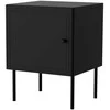 Cama Meble Cama Bedside table 2 pcs PALAZZO BIS 45x39xH59 mat juodas