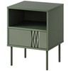 Cama Meble Cama Bedside table 2 pcs. TRESSE 44x40x53 matte žalias