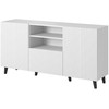 Cama komoda PAFOS 150x42x82, balta matinė