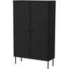 Cama Meble Cama Ekranas case PALAZZO BIS 100x39x166 matte juodas