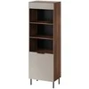 Cama Meble Cama 3 ALMERA knygų spinta 60x42x185 graikinis riešutas/kašmyras