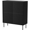 Cama Meble Cama 4D CORTINA komoda 102x40x118 juodas