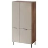 Cama Meble Cama 5 ALMERA spinta 90x52x185 riešutmedžio/kašmyro spalvos