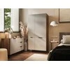 Cama Meble Cama 5 ALMERA spinta 90x52x185 riešutmedžio/kašmyro spalvos