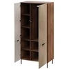 Cama Meble Cama 5 ALMERA spinta 90x52x185 riešutmedžio/kašmyro spalvos