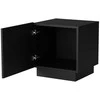 Cama Meble Cama Bedside cabinet, 2 pcs, LIVERTI, 45x42x47, juodas