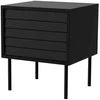 Cama Meble Cama Bedside cabinet, 2 pcs. CORTINA 45x40x51 juodas