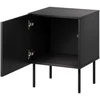 Cama Meble Cama Bedside table 2 pcs ISLA 44,5x40x59 juodas matt