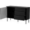 Cama Meble Lovos baldai Lova CORTINA 1D3S komoda 120x40x81 matmenys
