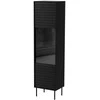 Cama Meble Cama CORTINA display cabinet 53x40x182 juodas