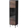 Cama Meble Cama CORTINA display cabinet 53x40x182 juodas