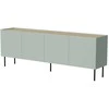 Cama Meble Cama FELLINI komoda 200x40x70 alyvuogių spalvos + alyvuotas ąžuolo stalviršis