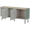 Cama Meble Cama FELLINI komoda 150x40x70 alyvuogių + alyvuoto ąžuolo stalviršis