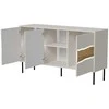Cama Meble Cama INSERTO 3D komoda 143,5x40x80 kašmyro + LED