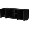 Cama Meble Cama LIVERTI komoda 200x42x78 juodas
