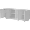 Cama Meble Cama LIVERTI komoda 200x42x78 baltas