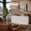 Cama Meble Cama LIVERTI komoda 200x42x78 baltas