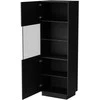 Cama Meble Cama LIVERTI display cabinet 59.5x42x178 juodas