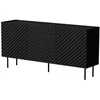 Cama Meble Cama LUCCA 3D komoda 165x40x80 juodas