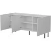 Cama Meble Cama LUCCA 3D komoda 165x40x80 baltas