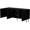 Cama Meble Cama LUCCA 3D komoda 165x40x80 juodas