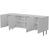 Cama Meble Cama LUCCA 4D komoda, 200x40x80, baltas