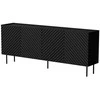 Cama Meble Cama LUCCA 4D komoda, 200x40x80, juoda