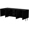 Cama Meble Cama LUCCA 4D komoda, 200x40x80, juoda
