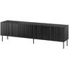 TV staliukas Cama Meble Cama RTV cabinet ISLA 200x40x60 mat juodas