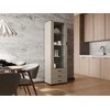 Cama Meble Cama S1 SOHO display cabinet 60x41x192 cashmere + juodas