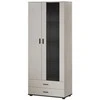 Cama Meble Cama S6 SOHO display cabinet 80x41x192 cashmere + juodas