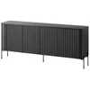 Cama Meble Cama VERA komoda 190x40x80 juodas matinis