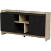 Cama Meble Cama PORTO 2D komoda 150x38x77 ąžuolas/juodas