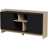 Cama Meble Cama PORTO 2D komoda 150x38x77 ąžuolas/juodas