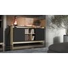Cama Meble Cama PORTO 2D komoda 150x38x77 ąžuolas/juodas