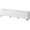 TV staliukas Cama Meble Televizoriaus Spintelė - Pafos 200x42x52, Balta