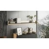 Cama Meble Cama Shelf PORTO 150x18x16.5 oak/juodas