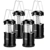 Stovyklavimo Žibintas - LEPRO PR330040-2 4 Vnt. Juodas