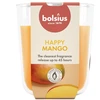 Žvakė, aromatinė Bolsius Happy Mango, 45 h, Oranžinė