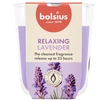 Žvakė, aromatinė Bolsius Relaxing Lavender, 25 h, Violetinė