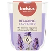 Žvakė, aromatinė Bolsius Relaxing Lavender, 25 h, Violetinė