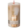 Candle. cylindrical Bolsius Botticino rusvai gelsvas. 13/6.8cm