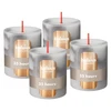 Candle. cylindrical Bolsius Carrara Pilkas. 8/6.8cm