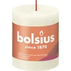 Candle. cylindrical Bolsius Rustic. 8/6.8 cm. ivory