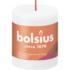 Žvakė, cilindrinė Bolsius Rustic, 8/6.8 cm, balta