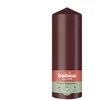 Candle. cylindrical Bolsius Velvet Raudona. 20/6.8 cm