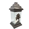 Candle Geralda Medis. 36 h. Transparent col./Copper col.