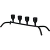 Nežinomas Candle holder A98200710. iron. 12 cm. juodas col.