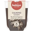 Žvakė, aromatinė Bolsius Calming Oudh, 25 h, Ruda